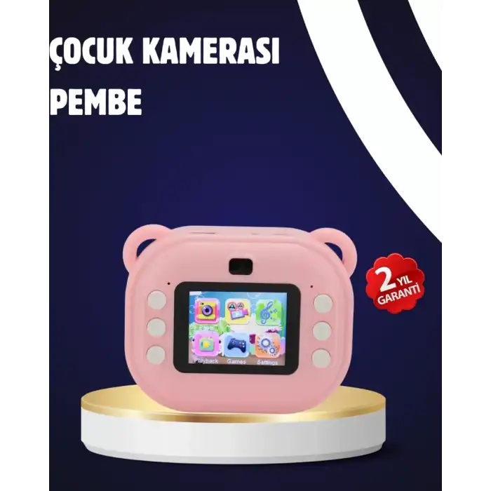 AsilTech Termal Baskılı Şipşak Kamera – 1080P HD, 24MP, Çift Lensli ve Müzik Oynatıcılı