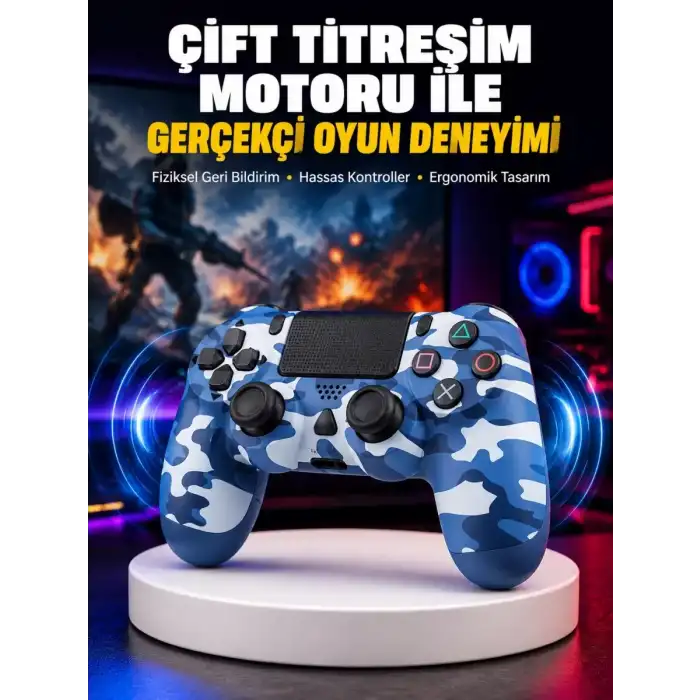AsilTech Titreşim Motorlu Oyun Kolu – Gerçekçi Geri Bildirim ve Etkileşim
