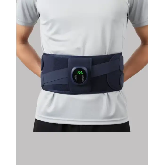 AsilTech Titreşimli Masajlı Bel Kemeri Isıtmalı Destekli