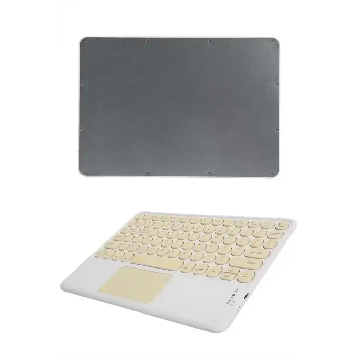 AsilTech Touchpad Uyumlu Bluetooth Klavye Slim Kablosuz Wifi Q Klavye