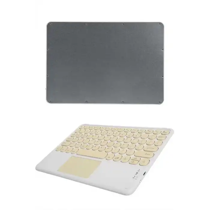AsilTech Touchpad Uyumlu Bluetooth Klavye Slim Kablosuz Wifi Q Klavye