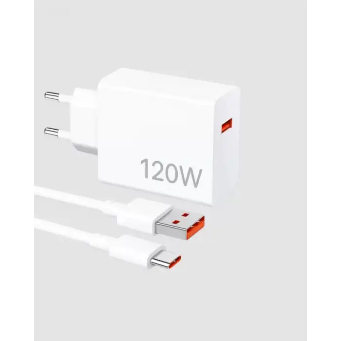 AsilTech Turbo 120W Hızlı Şarj Cihazı Type-C Kablolu