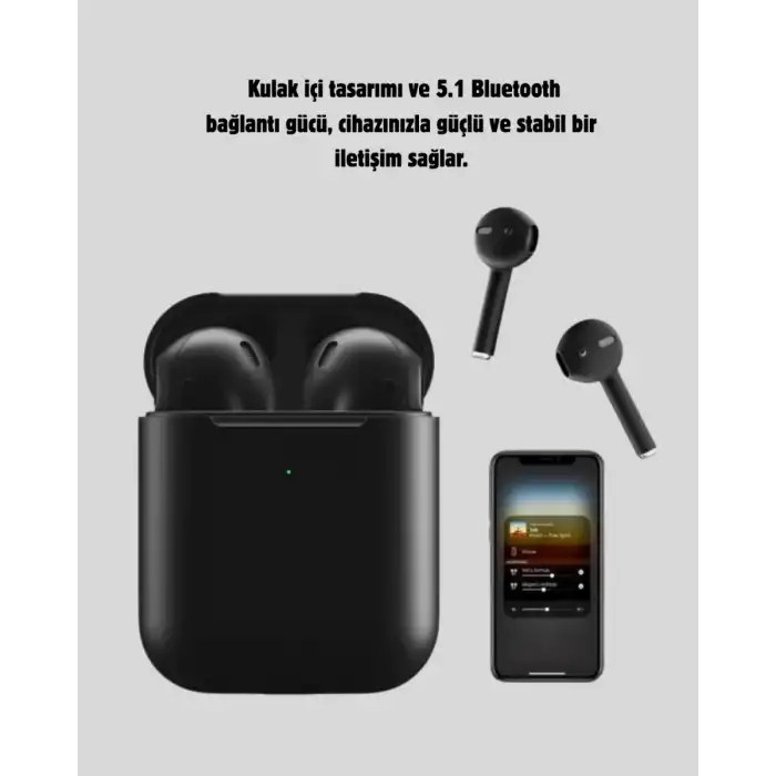 AsilTech Tws Pro 5 Kablosuz Kulaklık – Bluetooth 5.1, Gürültü Engelleme, Uzun Pil Ömrü