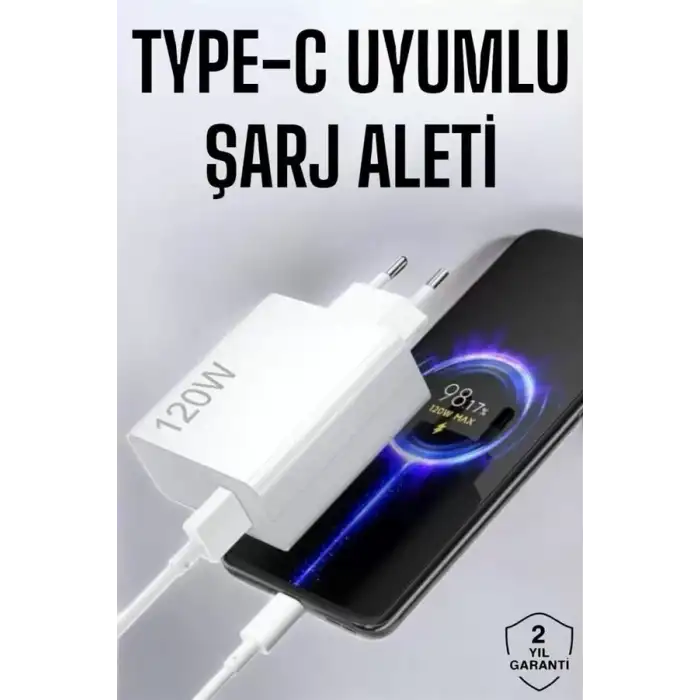 AsilTech Type-C 120W Şarj Aleti Hızlı Şarj Turbo Yeni Nesil