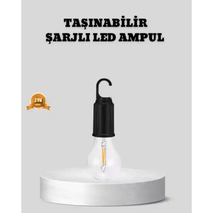 AsilTech Type-C Şarjlı LED Kamp Lambası – Uzun Ömürlü Pil ve Yüksek Parlaklık