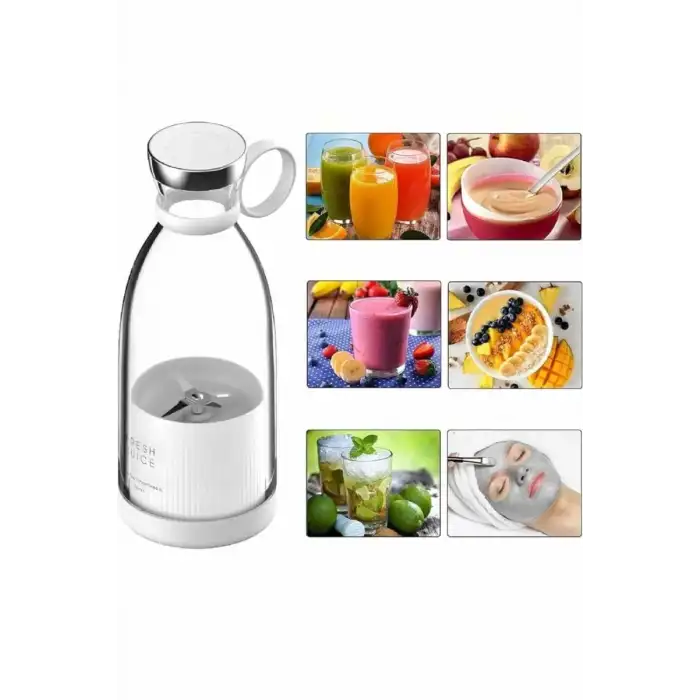 AsilTech u Geçirmez Kablosuz Şarjlı Dayanıklı Taşınabilir Mini Blender