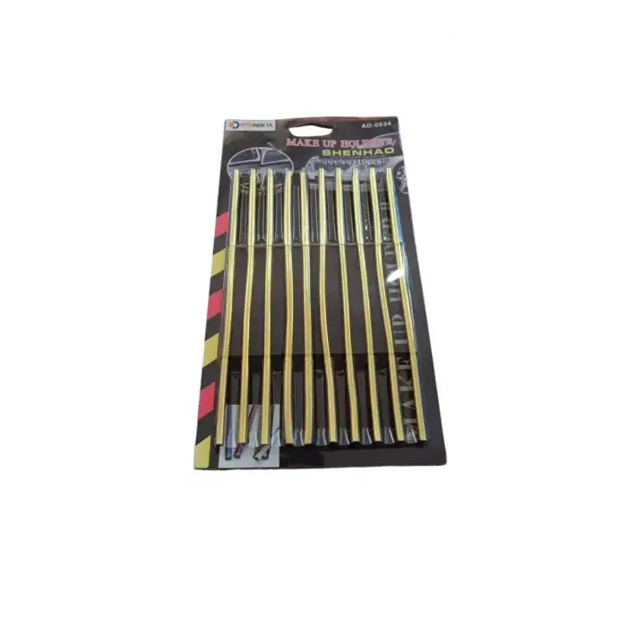 AsilTech U Tip Geçmeli Havalandırma Nikelaj Şerit Çıta İnce 20cm 10 Parça Gold