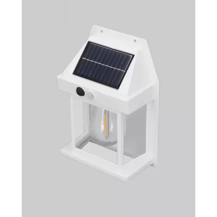 AsilTech Üç Modlu Güneş Enerjili Duvar Lambası 1800mAh Bataryalı ve Hareket Sensörlü