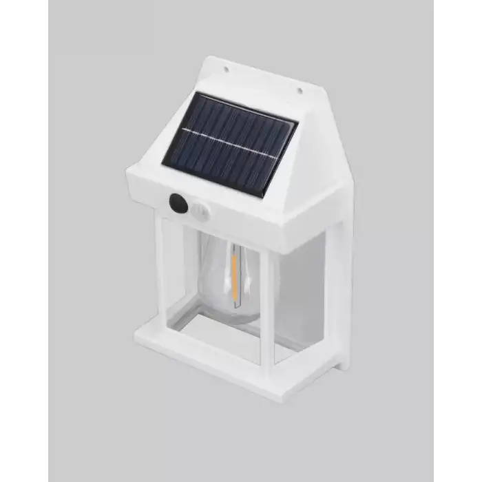 AsilTech Üç Modlu Güneş Enerjili Duvar Lambası 1800mAh Bataryalı ve Hareket Sensörlü