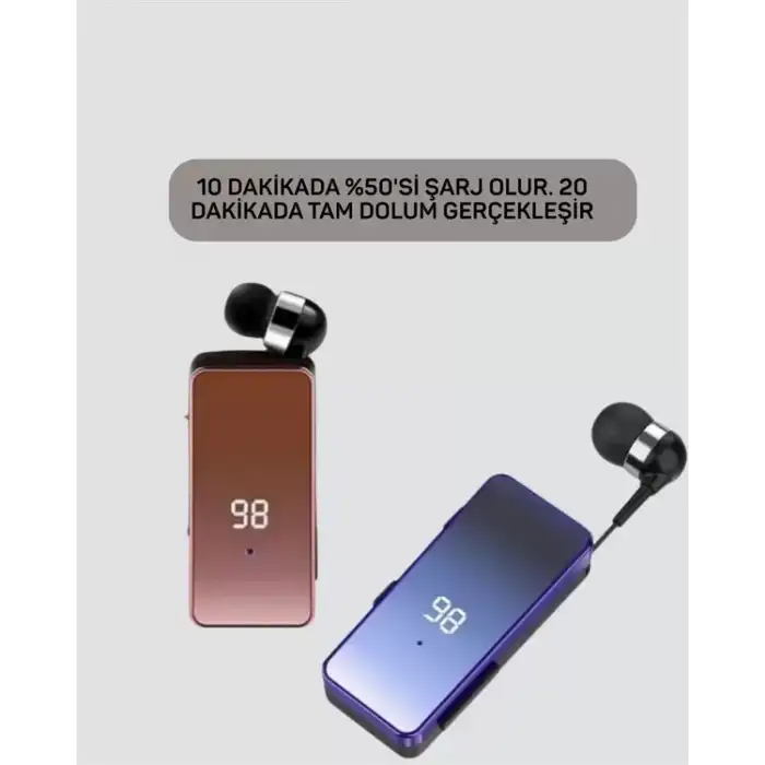 AsilTech Ultra Hızlı Şarj Özellikli Type-C Bluetooth Kulaklık – 10 Dakikada %50 Şarj, 20 Dakikada Tam Dolum Yeni Nesil