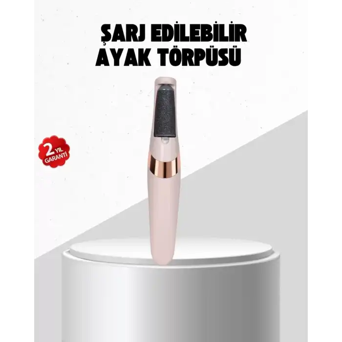 AsilTech USB Şarjlı Ayak Törpüsü Nasır Temizleyici Elektrikli