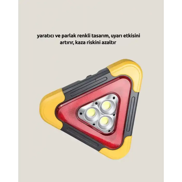AsilTech USB Şarjlı Çok Modlu Acil Durum Feneri  Yeni Nesil