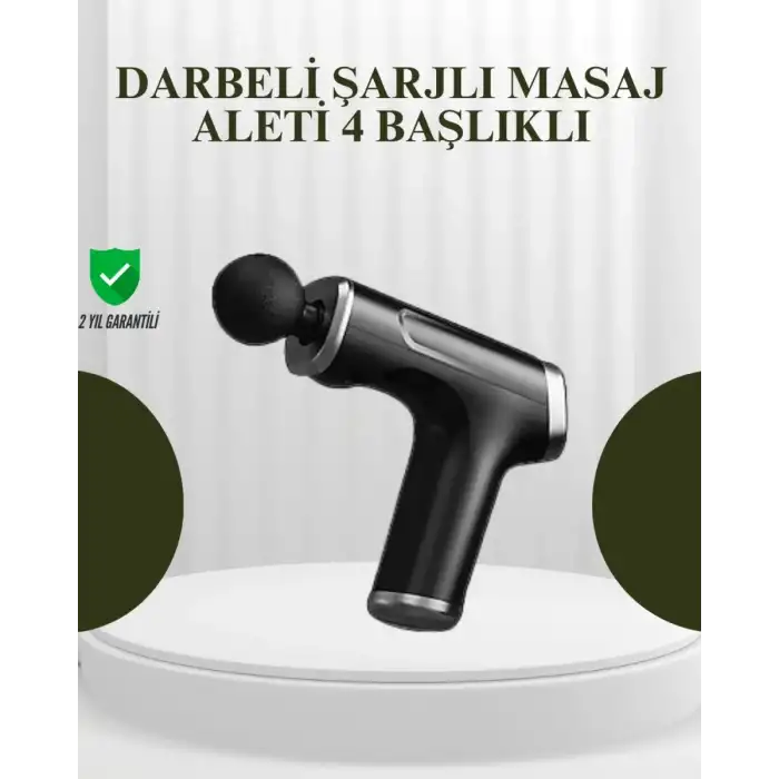 AsilTech USB Type-C Şarjlı Taşınabilir Masaj Tabancası