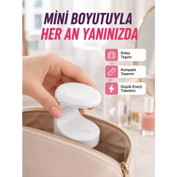 AsilTech UV ve LED Jel Kurutmaya Uygun – Çift Dalga Boylu Mini Kurutucu Yeni Nesil