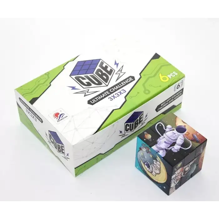 AsilTech Uzay Temalı Küp Yapboz