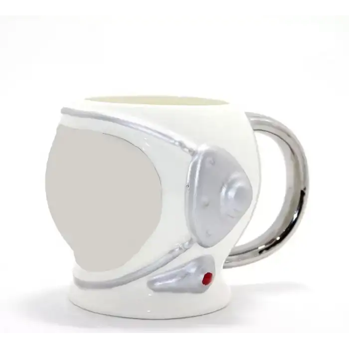 AsilTech Uzay Temalı Porselen Kupa Bardak