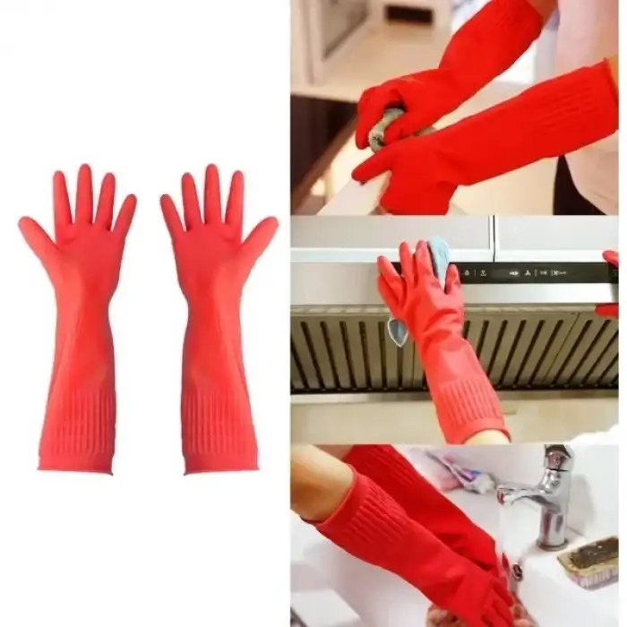 AsilTech Uzun Konç Bulaşık Eldiveni M Beden