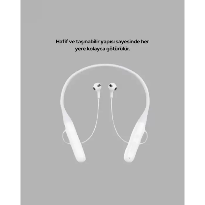 AsilTech Uzun Süre Dayanıklı Manyetik Başlıklı Bluetooth Kulaklık