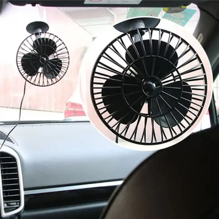 AsilTech Vantuzlu Oto Vantilatör Fan Çakmaklık Giriş 12v 5 inç