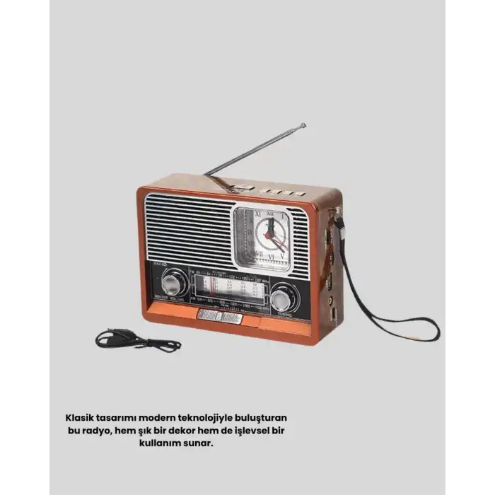 AsilTech Vintage Radyo – Nostaljik Tasarım ve Modern Teknoloji Bir Arada
