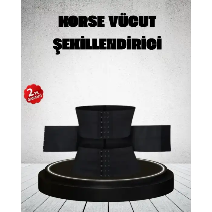 AsilTech Vücut Şekillendirici Bel Sargısı Kaymaz Esnek Tasarım