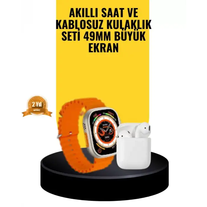 AsilTech Watch 9 Max Akıllı Saat Sesli Görüşme Özellikli Kulaklık Seti