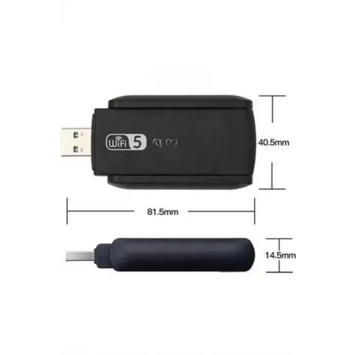 AsilTech Wifi Alıcı Dual Band Usb 3.0 Adaptör Kablosuz Windows 7/8/10/11