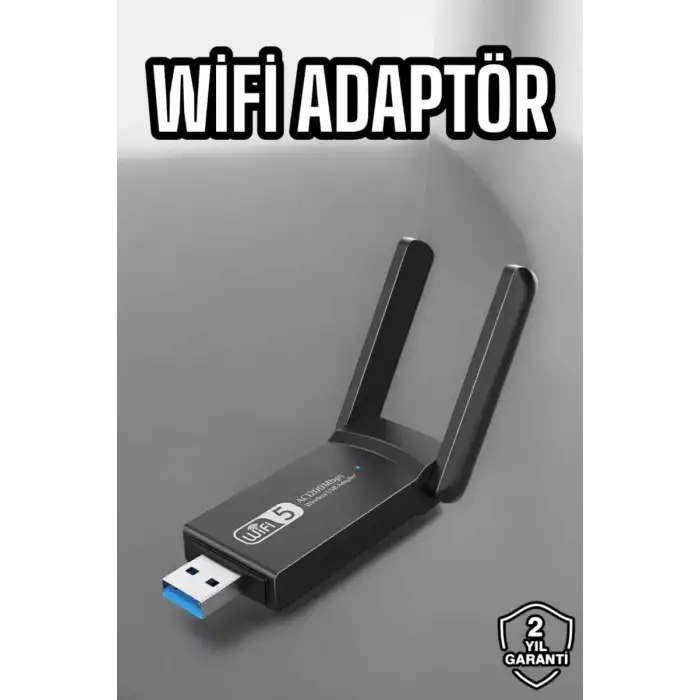 AsilTech Wifi Alıcı Wifi Adaptörü USB Girişli 3.0