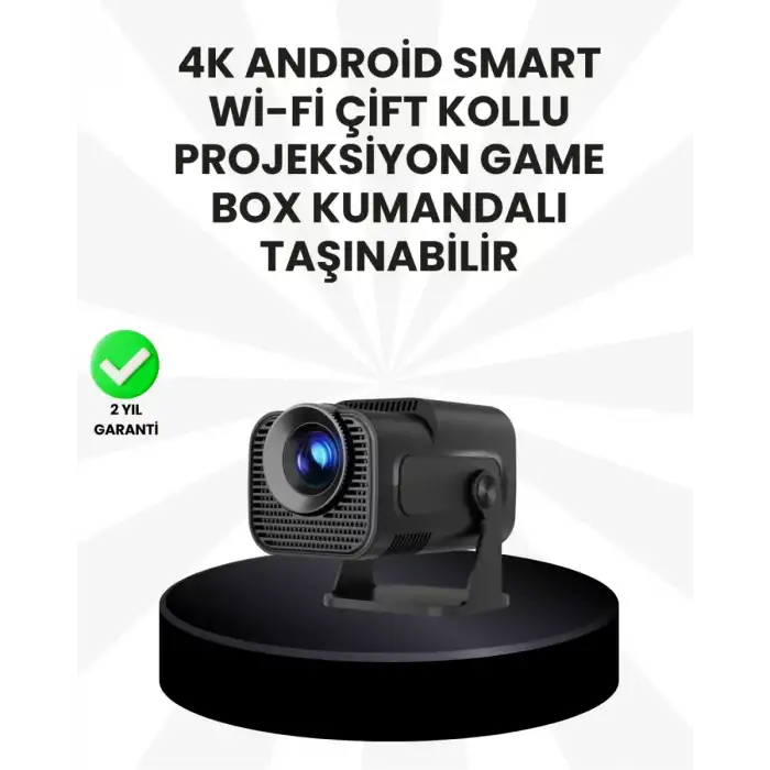 AsilTech WiFi6 ve Bluetooth 5.4 Destekli LED Projektör - HCS350pro