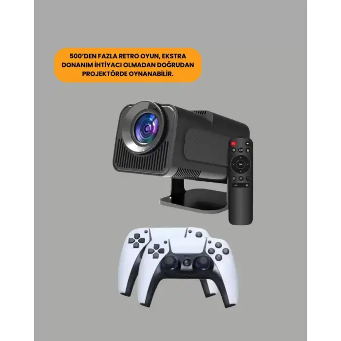 AsilTech WiFi6 ve Bluetooth 5.4 Destekli LED Projektör - HCS350pro Yeni Nesil
