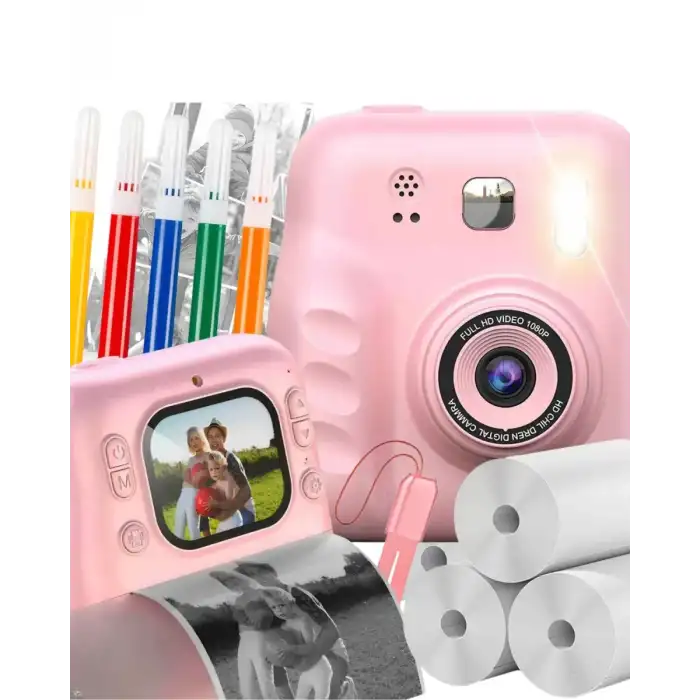 AsilTech Y300H PRİNTER KAMERA PEMBE