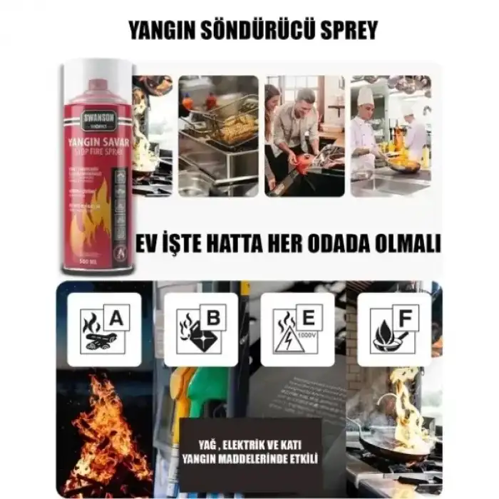 AsilTech Yangın Savar Tüpü Sprey
