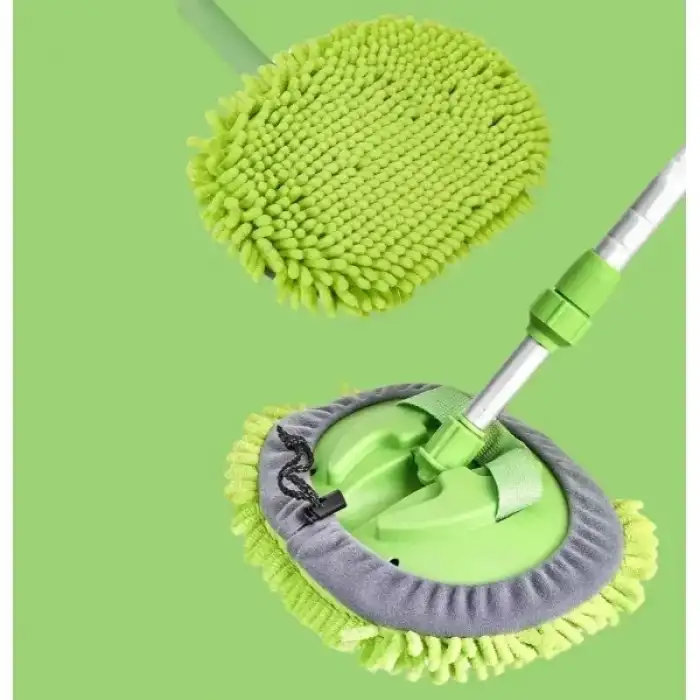 AsilTech Yedek Bezli Mikrofiber Araba Yıkama Fırçası