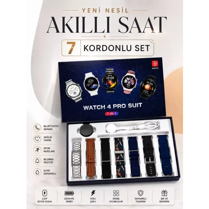 AsilTech Yeni Model Akıllı Saat Bluetooth Bağlantılı NFC ve GPS Uyumlu