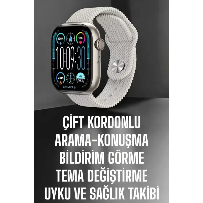 AsilTech Yeni Nesil Akıllı Saat Arama Cevaplama GPS Takibi Adımsayar NFC Özelliği
