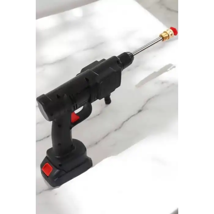 AsilTech Yeni Nesil Araç Yıkama Şarjlı Tabancası Basınçlı Su Hazneli