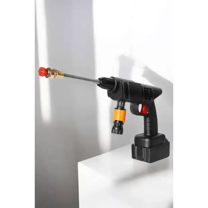 AsilTech Yeni Nesil Araç Yıkama Şarjlı Tabancası Basınçlı Su Hazneli