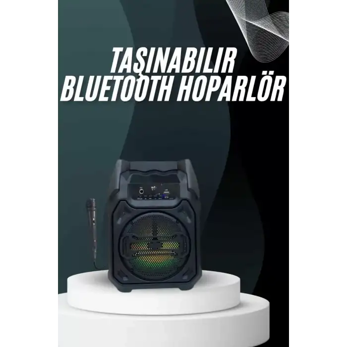 AsilTech Yeni Nesil Bluetooth Hoparlör USB TF Kart Girişli Çoklu Bağlantı