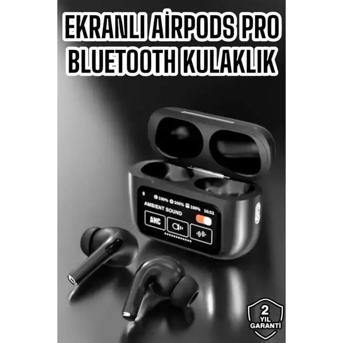 AsilTech Yeni Nesil Bluetooth Kulaklık Ekranlı Yüksek Ses Kaliteli Uzun Şarj Süreli