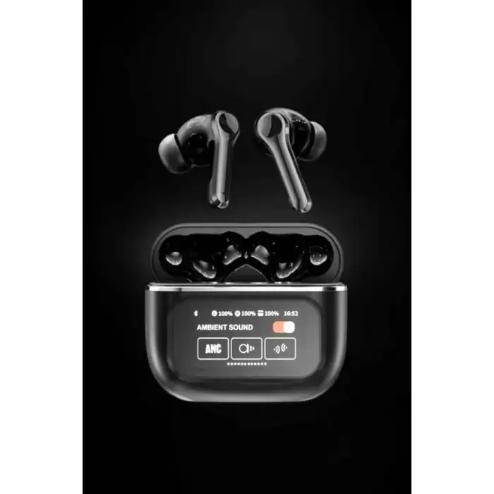 AsilTech Yeni Nesil Bluetooth Kulaklık Ekranlı Yüksek Ses Kaliteli Uzun Şarj Süreli