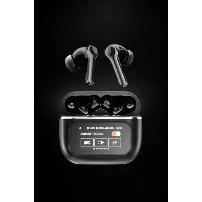 AsilTech Yeni Nesil Bluetooth Kulaklık Ekranlı Yüksek Ses Kaliteli Uzun Şarj Süreli