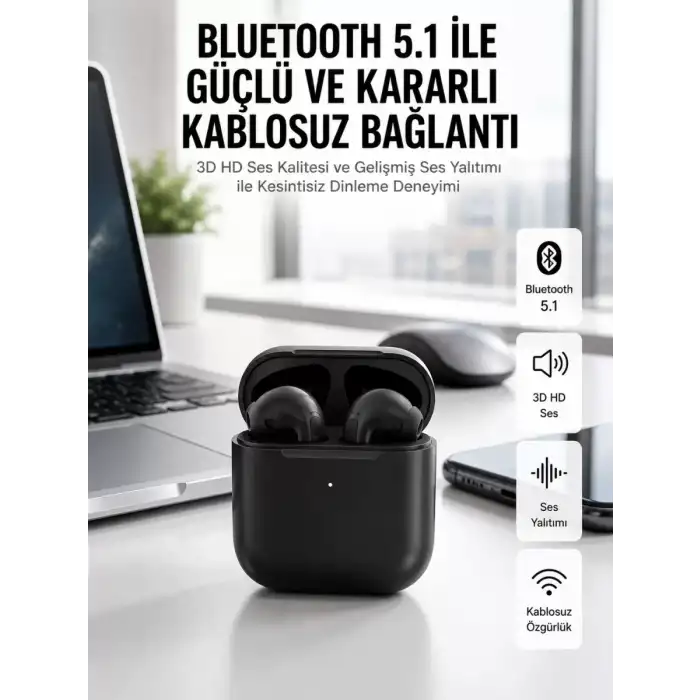 AsilTech Yeni Nesil Bluetooth Kulaklık İOS Android Uyumlu HD Ses Performansı