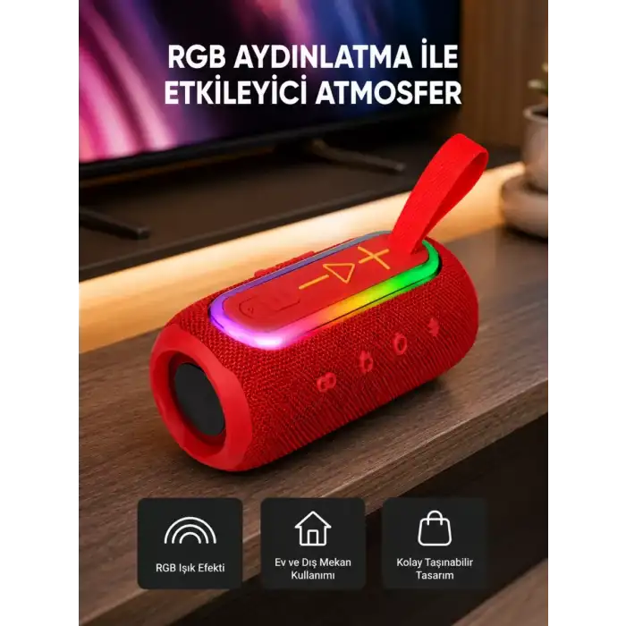 AsilTech Yeni Nesil Bluetooth Taşınabilir Hoparlör – Enerji Tasarruflu, Yüksek Ses Kaliteli