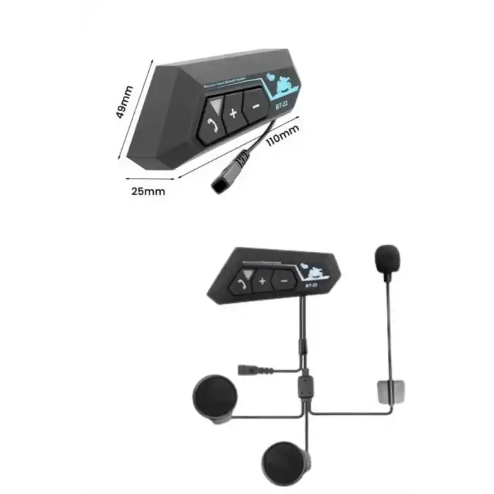 AsilTech Yeni Nesil Dinleme Ve Konuşma Özellikli Intercom Kask Kulaklığı 5.0 Bluetooth