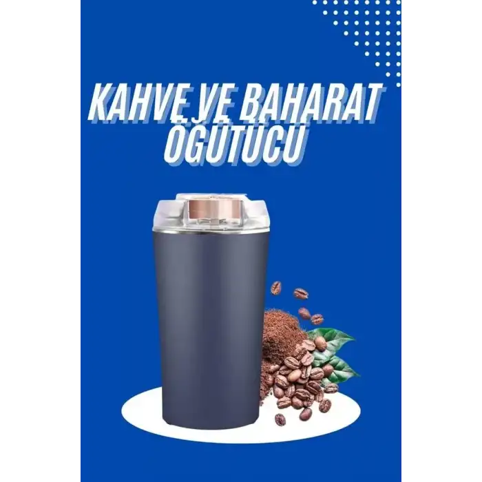 AsilTech Yeni Nesil Kahve ve Baharat Öğütücü Paslanmaz Çelik Kahve Değirmeni