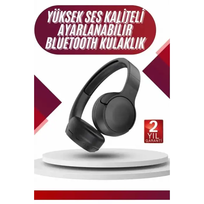 AsilTech Yeni Nesil Kulak Üstü Bluetooth Kulaklık Type-C Girişli Yüksek Ses Kaliteli