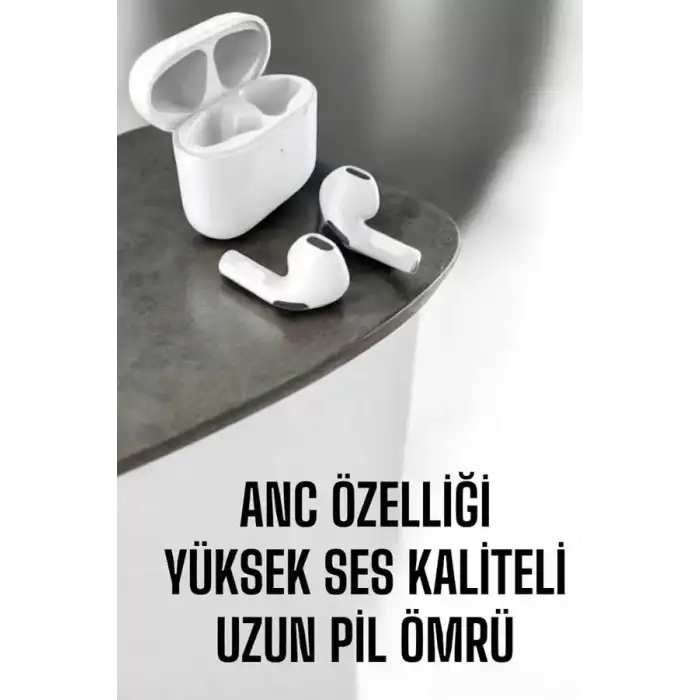 AsilTech Yeni Nesil Pro Bluetooth Kulaklık Uzun Pil Ömrü Beyaz