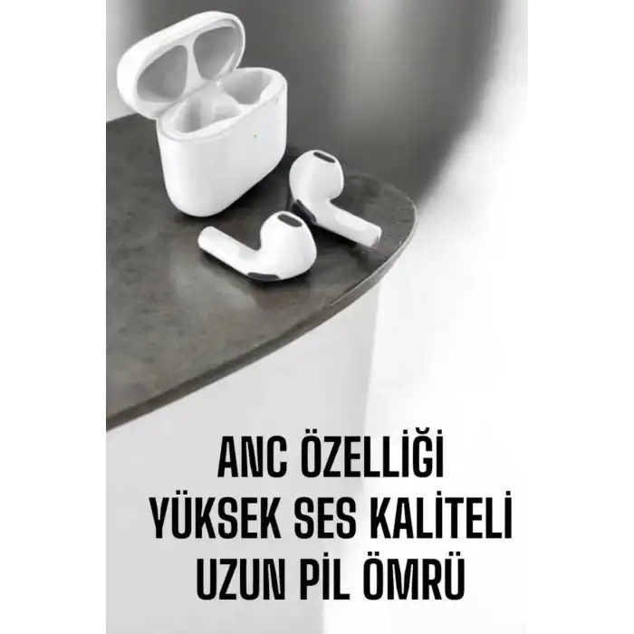 AsilTech Yeni Nesil Pro Bluetooth Kulaklık Uzun Pil Ömrü Beyaz