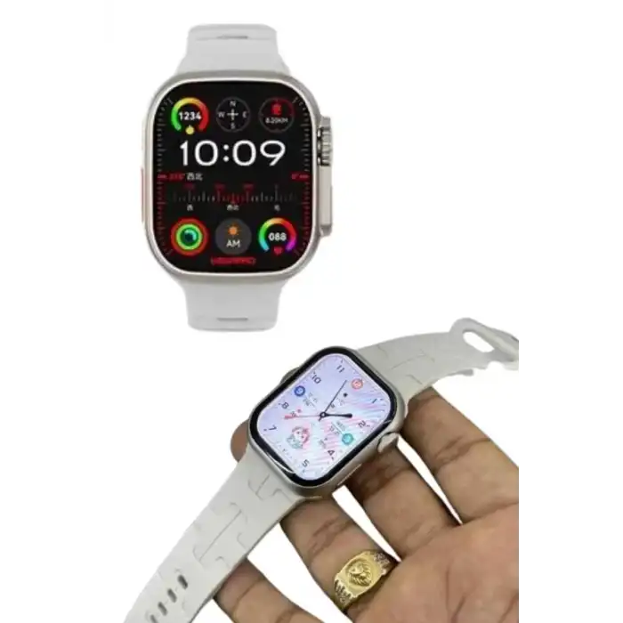 AsilTech Yeni Seri Akıllı Saat Amoled Ekran Yüksek Çözünürlüklü 41 mm Kasa