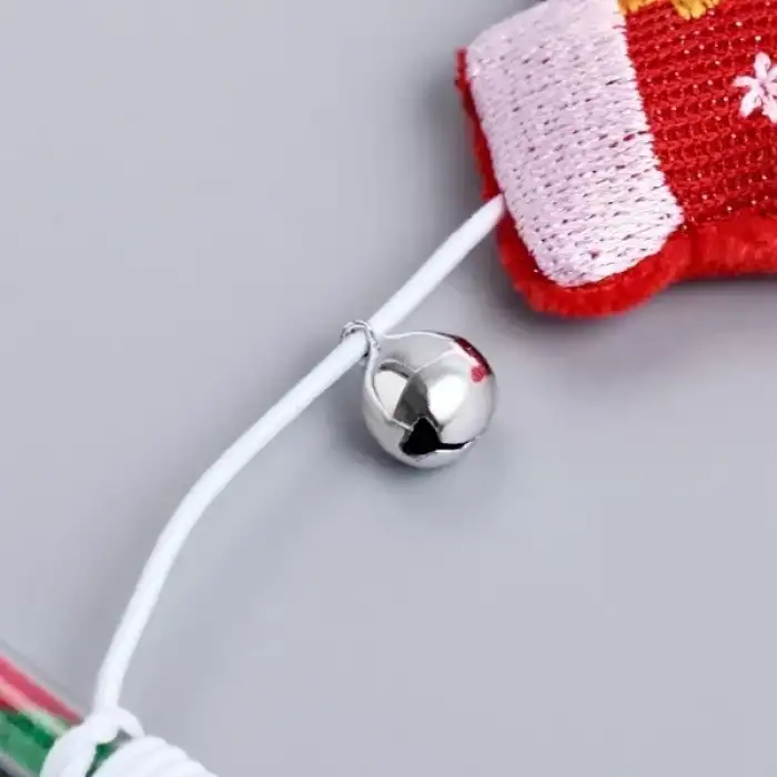 AsilTech Yılbaşı Temalı Zilli Kedi Oyun Oltası